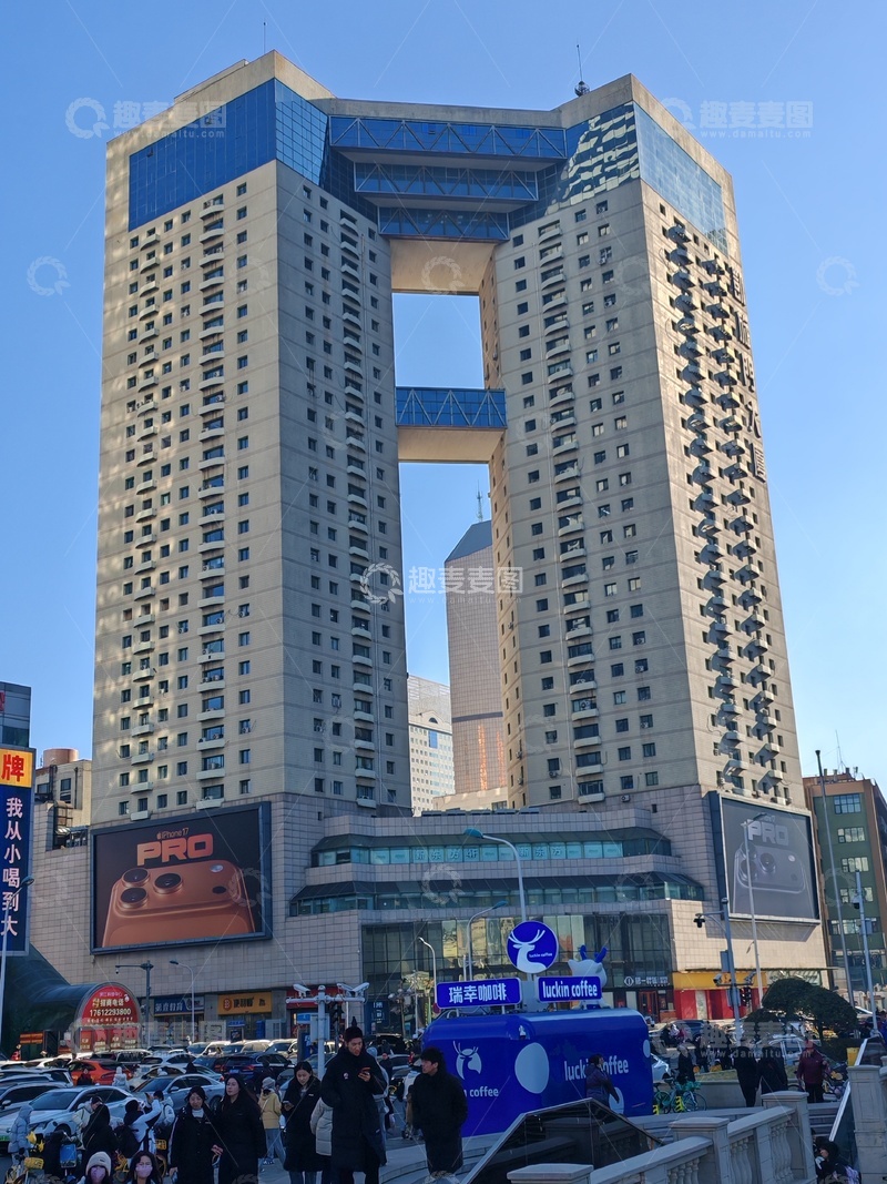 高清大图下载【趣麦麦图】现代城市特色建筑街景