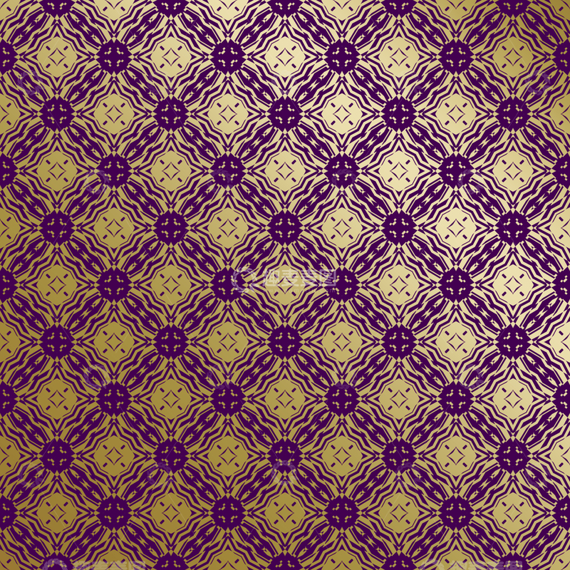 源文件下载【趣麦麦图】紫金几何装饰花纹背景图382