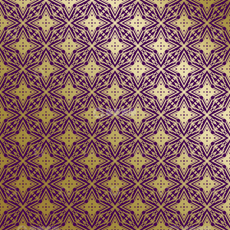 源文件下载【趣麦麦图】紫金几何装饰花纹背景图409