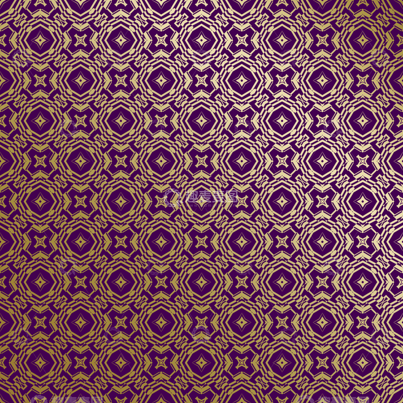 源文件下载【趣麦麦图】紫金几何装饰花纹背景图383