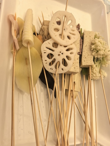 串烧蔬菜面包花束