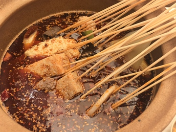 麻辣串串香锅美食摄影