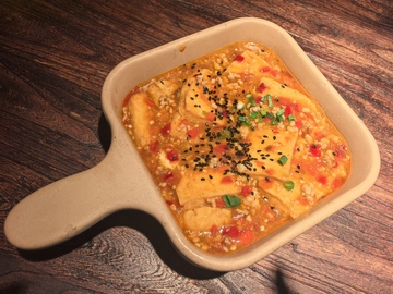 家常豆腐烤盘美食