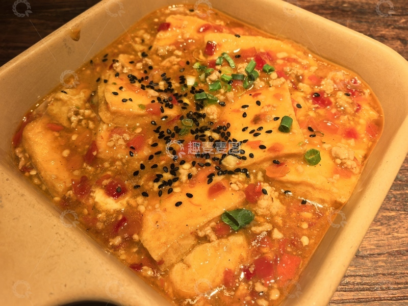 高清大图下载【趣麦麦图】家常豆腐煲美味菜肴
