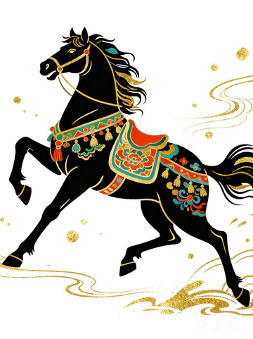 骏马  赤焰  琥珀  