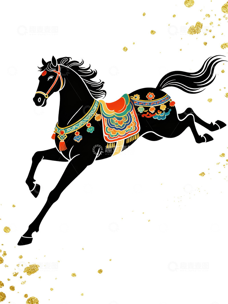 高清大图下载【趣麦麦图】骏马  赤焰  烁影  