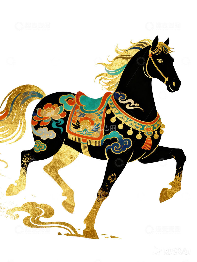 高清大图下载【趣麦麦图】骏马  赤焰  闪焰