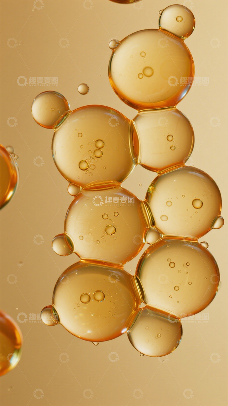高清大图下载【趣麦麦图】油滴艺术美感抽象