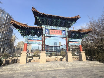 中国传统牌坊建筑风光