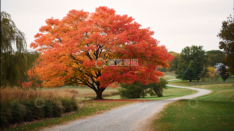 高清大图下载【趣麦麦图】彩色秋季景观