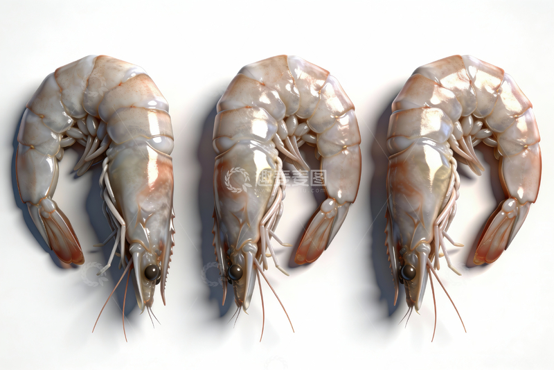 源文件下载【趣麦麦图】生虾建模特写1