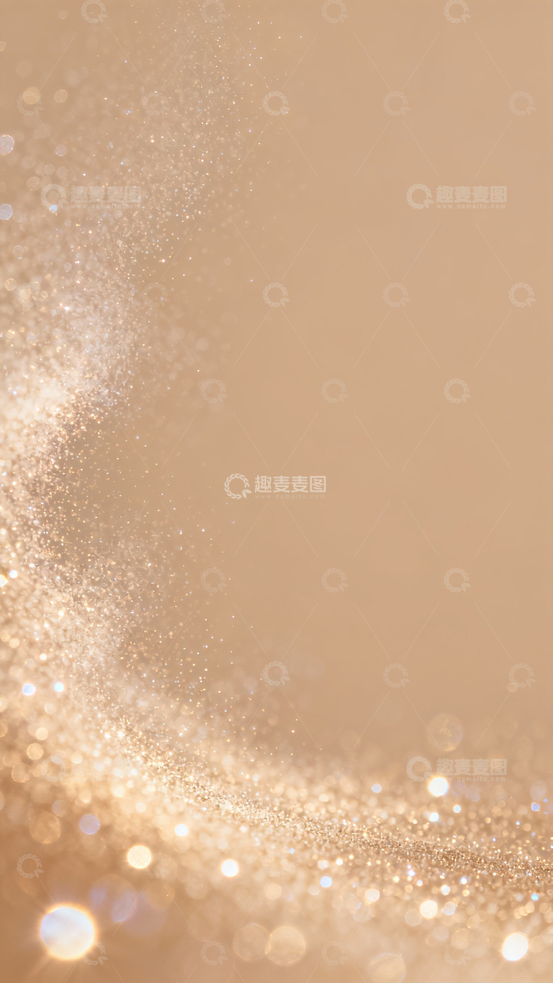 高清大图下载【趣麦麦图】金光闪耀梦幻背景素材