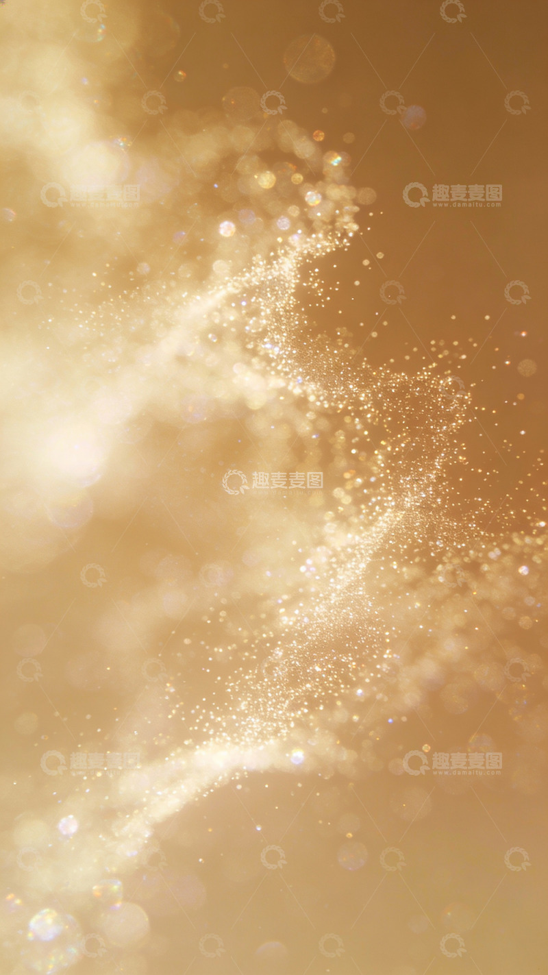 高清大图下载【趣麦麦图】金光璀璨梦幻背景
