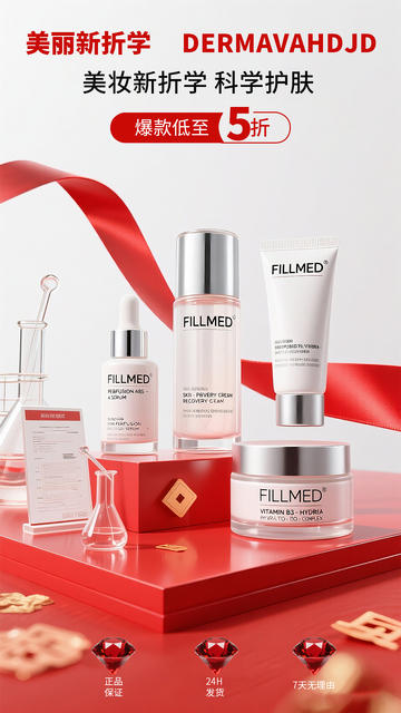 美妆促销广告设计素材