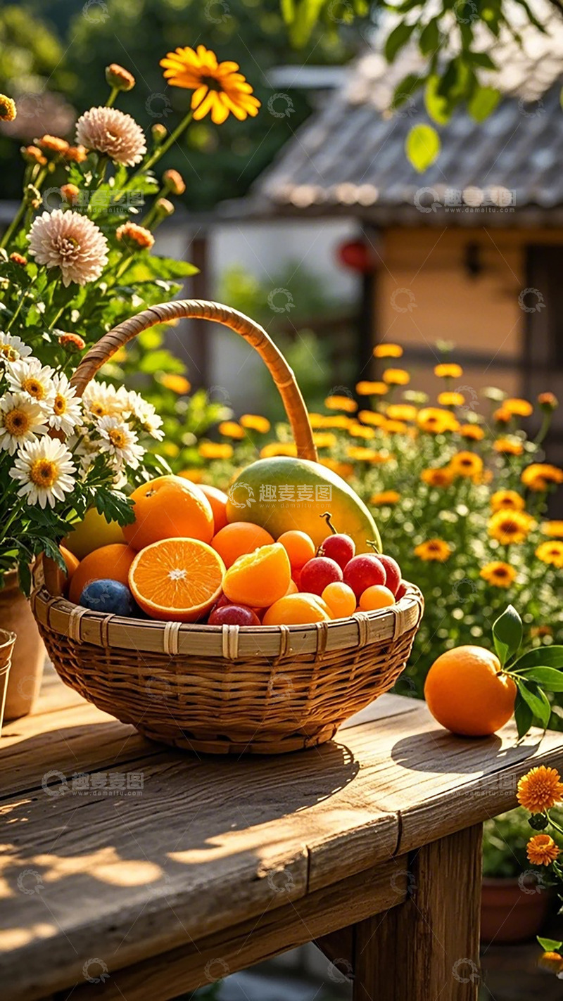 高清大图下载【趣麦麦图】田园风水果鲜花静物摄影