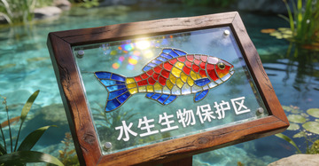 彩绘鱼保护牌自然保护区