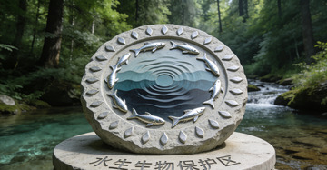 水生生物保护区标志牌