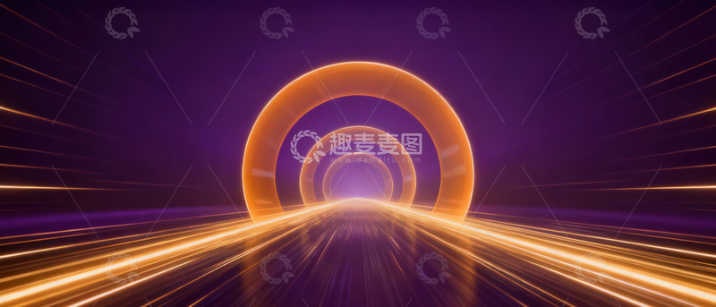 高清大图下载【趣麦麦图】主视觉KV背景_宽屏712