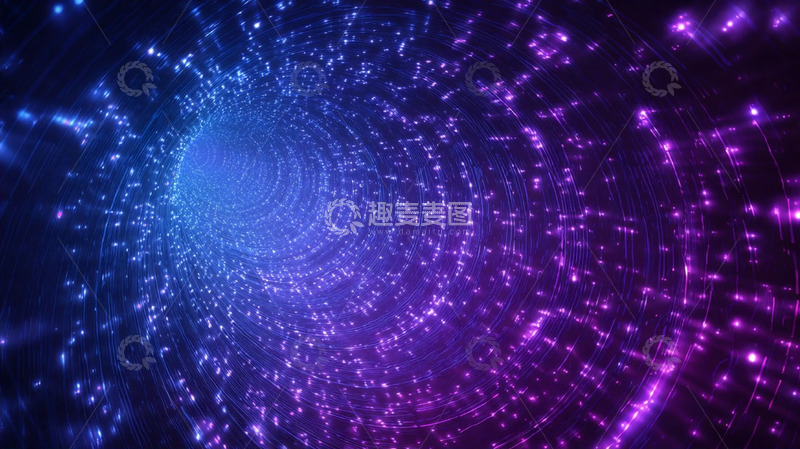 高清大图下载【趣麦麦图】炫彩光效星际空间