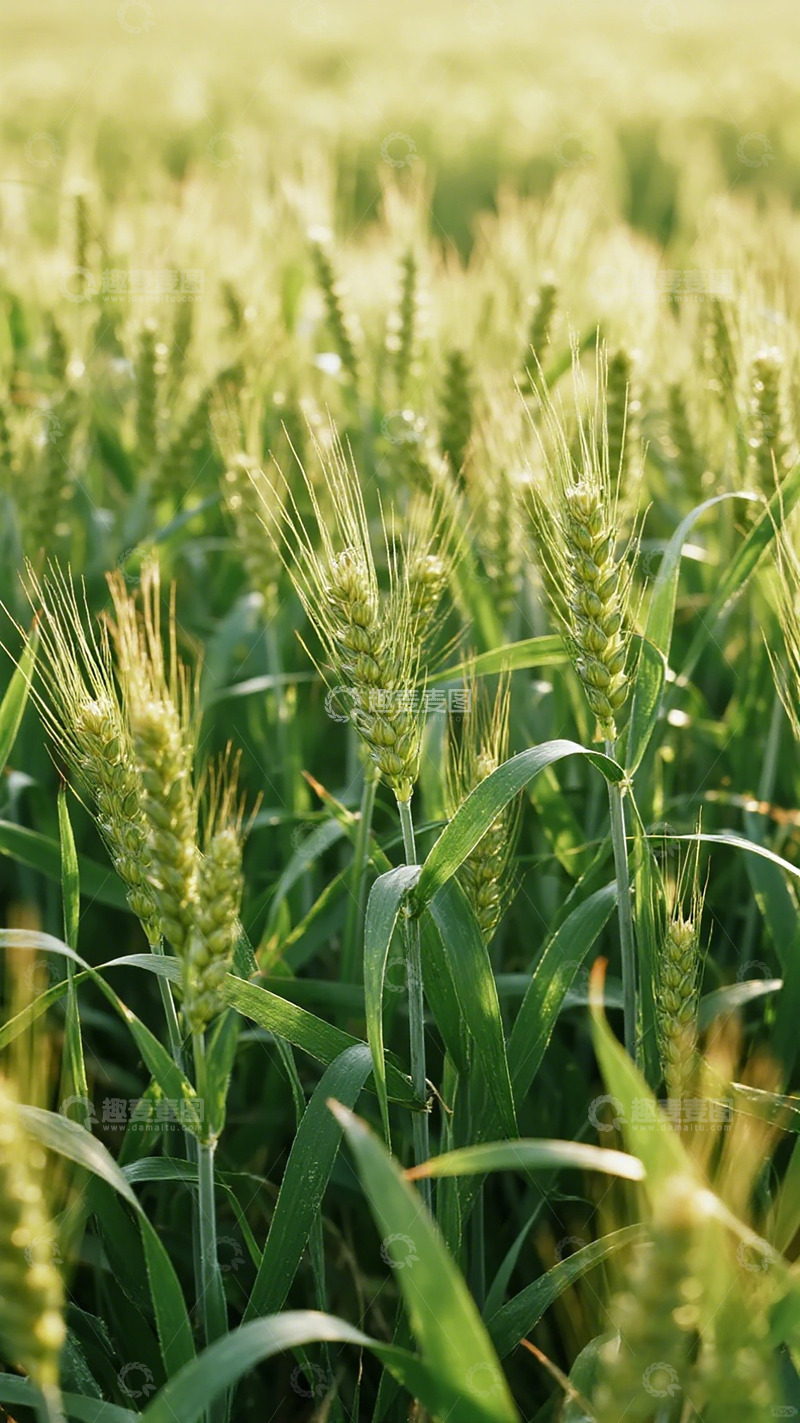 高清大图下载【趣麦麦图】麦田风光绿色农作物摄影