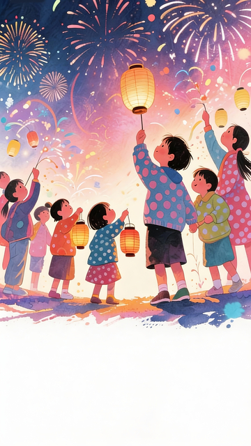 提灯笼的小朋友8