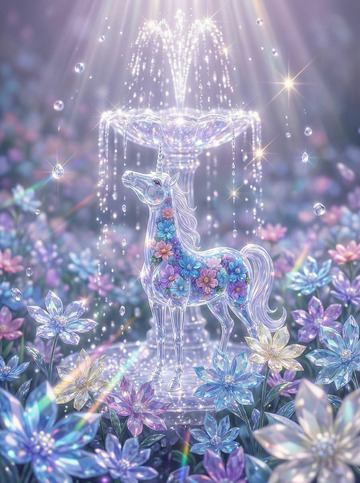 梦幻独角兽水晶花园