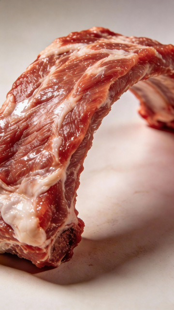 新鲜肋排特写3