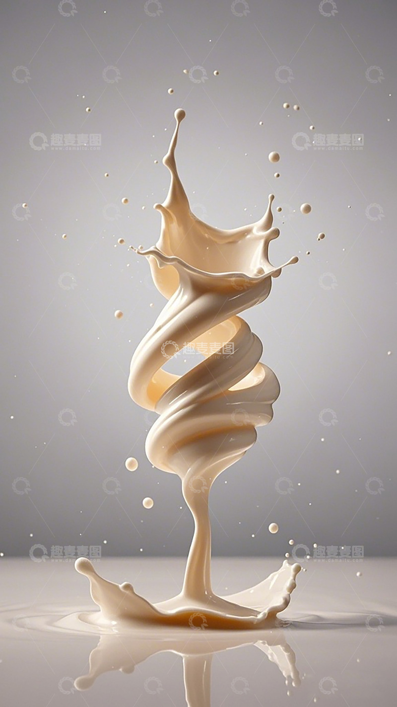 高清大图下载【趣麦麦图】乳汁飞溅艺术摄影