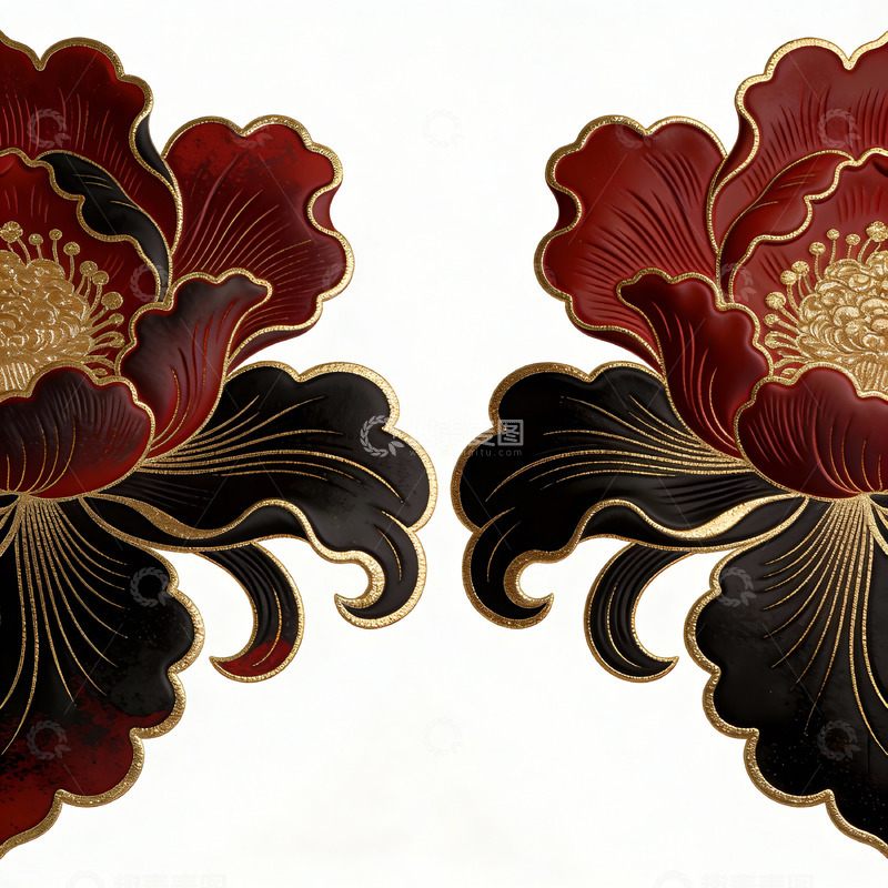 高清大图下载【趣麦麦图】传统花纹装饰图案壁纸设计素材