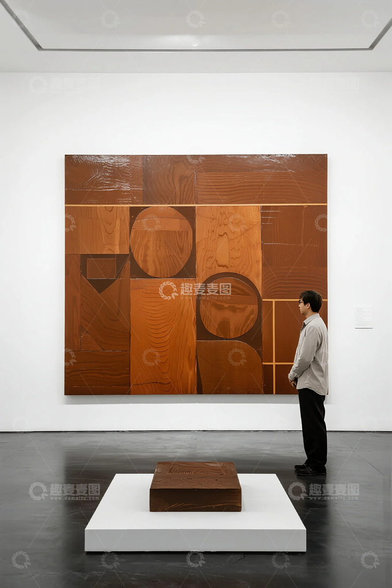 高清大图下载【趣麦麦图】木纹抽象画观赏