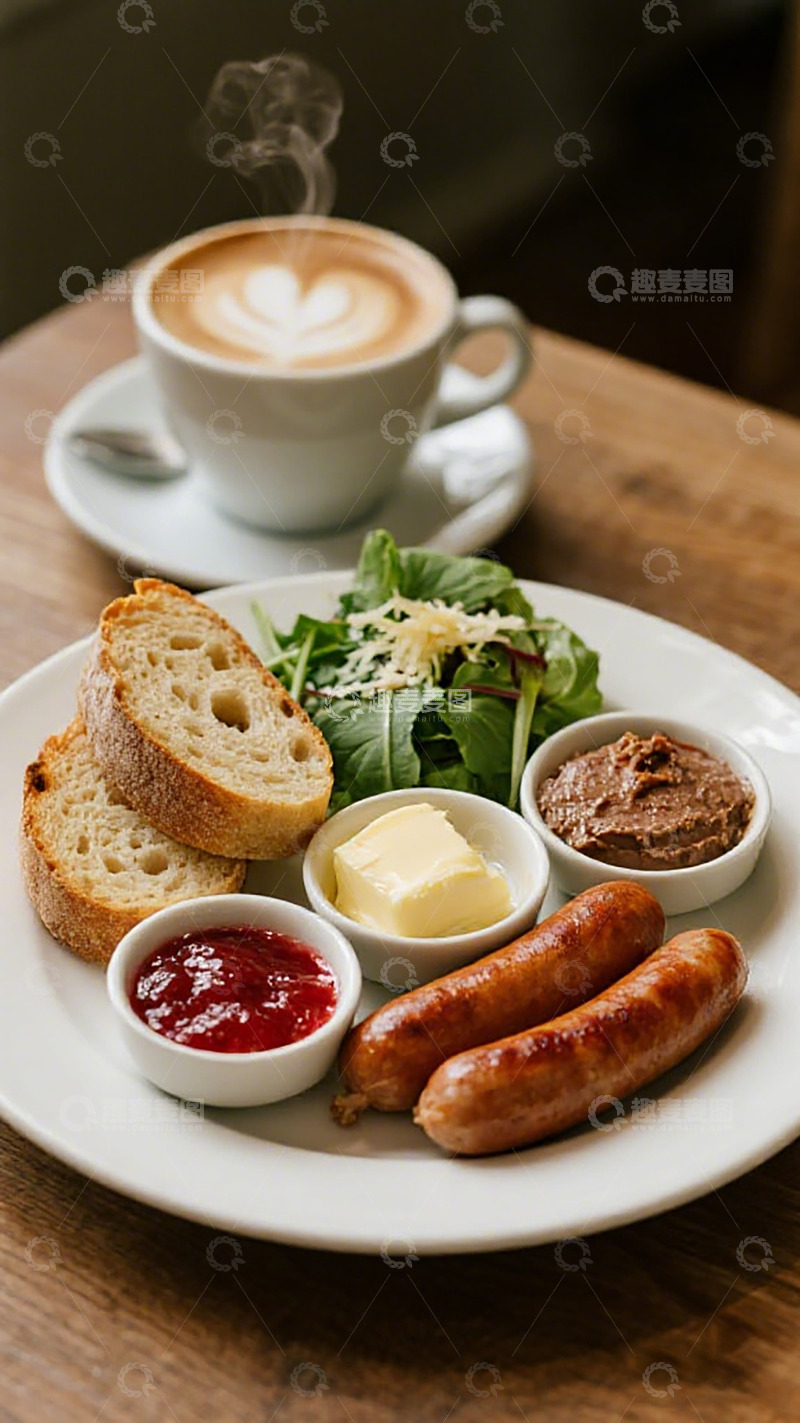 高清大图下载【趣麦麦图】温馨早餐美食摄影