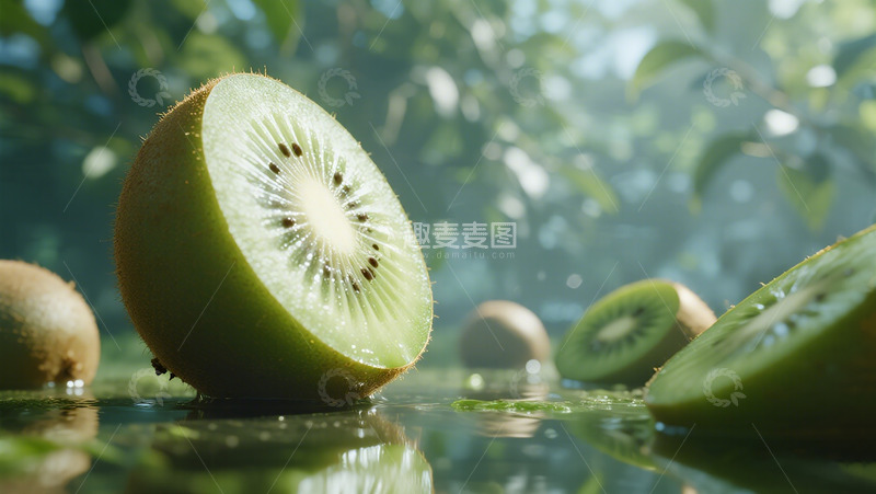 高清大图下载【趣麦麦图】清新自然猕猴桃摄影图
