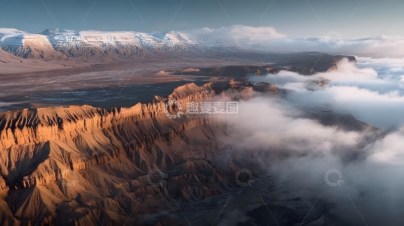 高清大图下载【趣麦麦图】云雾山脉风光摄影