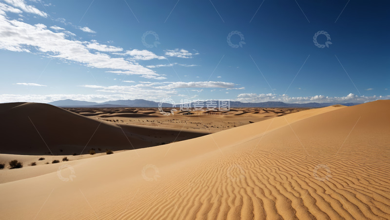 高清大图下载【趣麦麦图】广阔沙漠自然风光全景