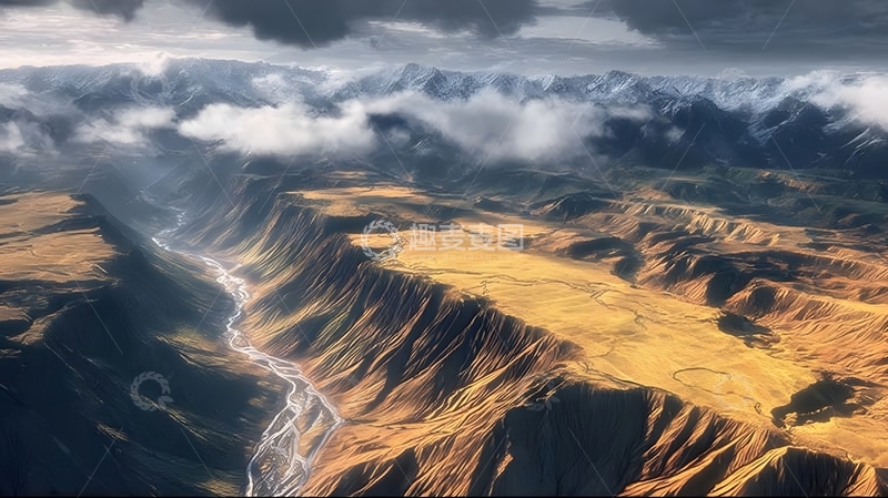 高清大图下载【趣麦麦图】壮丽山河航拍风光