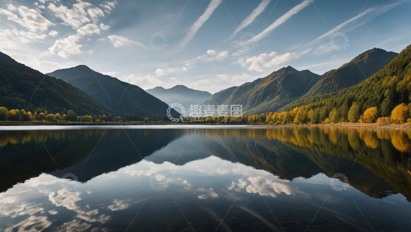 高清大图下载【趣麦麦图】山水湖泊自然风景