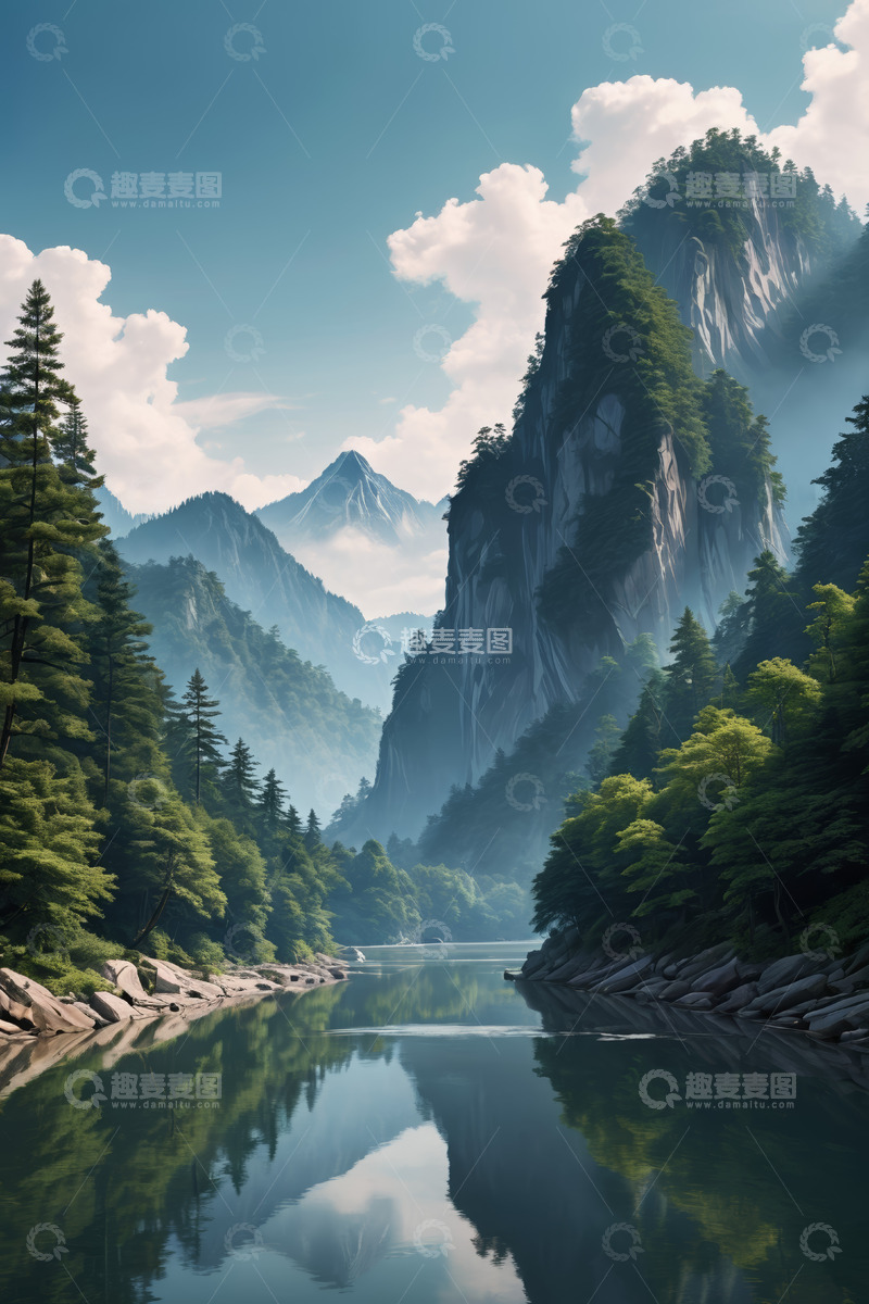 高清大图下载【趣麦麦图】山水森林自然风光