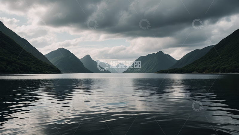 高清大图下载【趣麦麦图】湖光山色自然景观