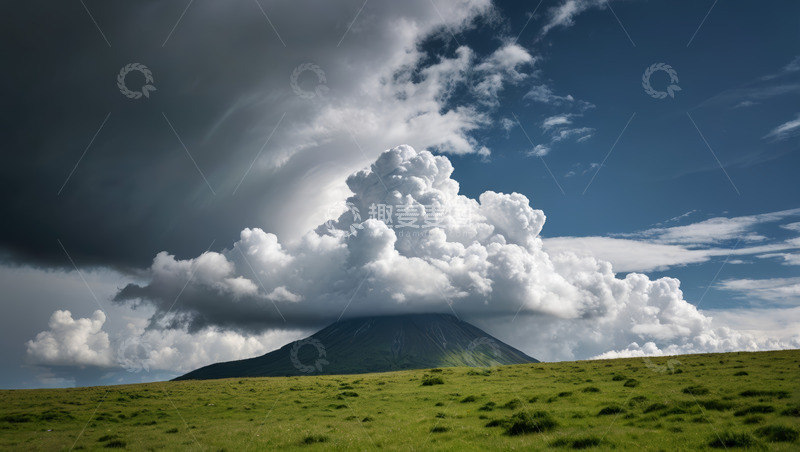 高清大图下载【趣麦麦图】山巅云海自然风光