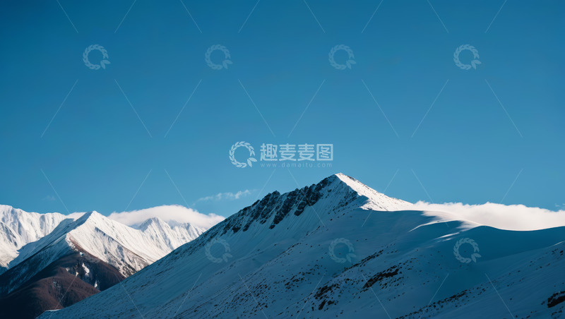 高清大图下载【趣麦麦图】雪山自然风光