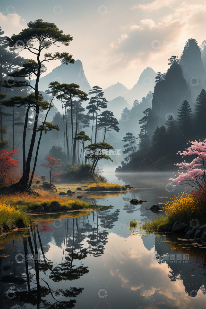 高清大图下载【趣麦麦图】山水森林自然风光