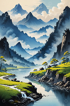 山水风景自然景观