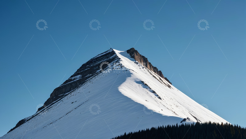 高清大图下载【趣麦麦图】雪山自然风光全景