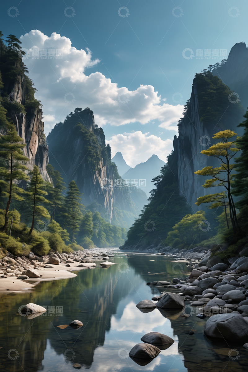 高清大图下载【趣麦麦图】山水自然风光全景