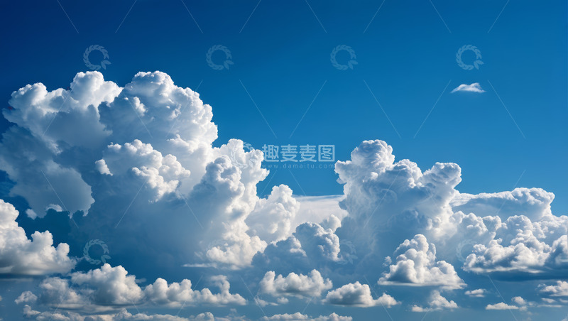 高清大图下载【趣麦麦图】蓝天白云自然风景