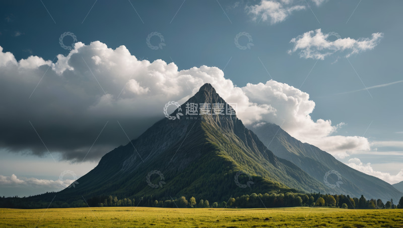 高清大图下载【趣麦麦图】山景自然风光全景