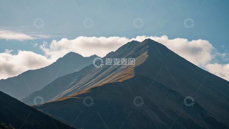 高清大图下载【趣麦麦图】户外自然风光山峰全景