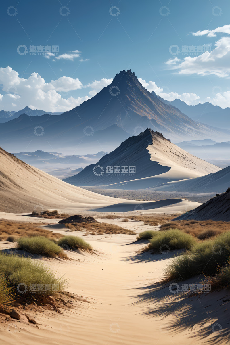 高清大图下载【趣麦麦图】沙漠自然风光全景