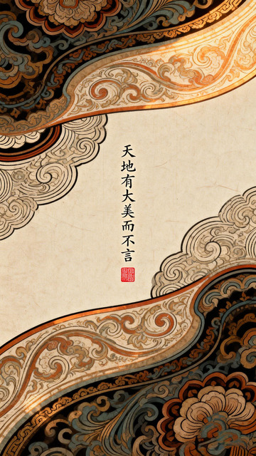 古韵中文书法艺术壁纸