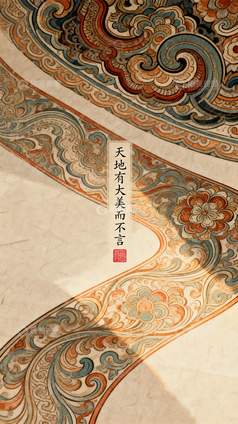 高清大图下载【趣麦麦图】传统花纹装饰画